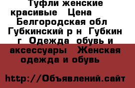 Туфли женские красивые › Цена ­ 300 - Белгородская обл., Губкинский р-н, Губкин г. Одежда, обувь и аксессуары » Женская одежда и обувь   